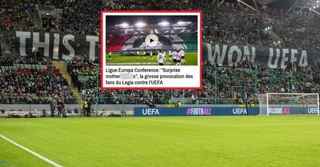"Wielka prowokacja". Europa komentuje oprawę Legii