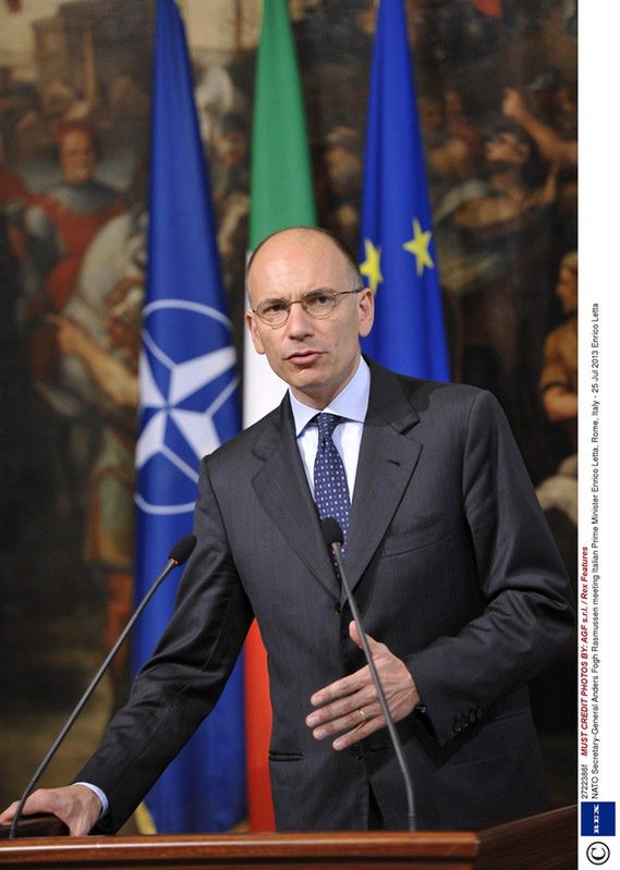 Na zdj. Enrico Letta