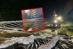 Całą noc umacniali wały. Tereny przy os. Marszowice zalane