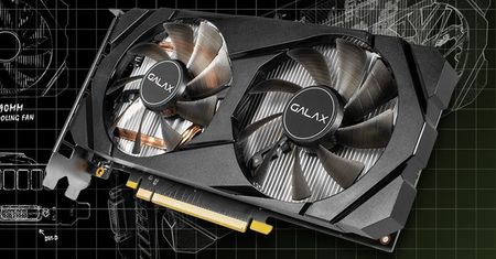 Galax GeForce GTX 1660 Ti - pudełko uchwycone na zdjęciach