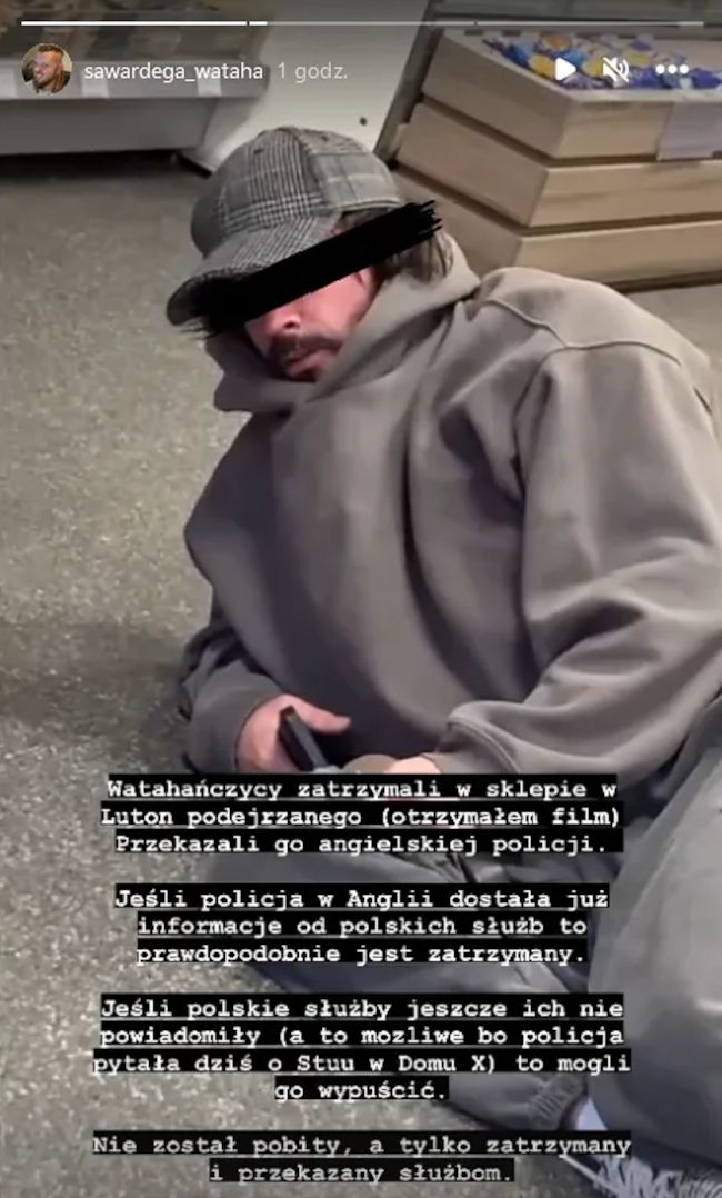 "Obywatelskie zatrzymanie" Stuu w Luton