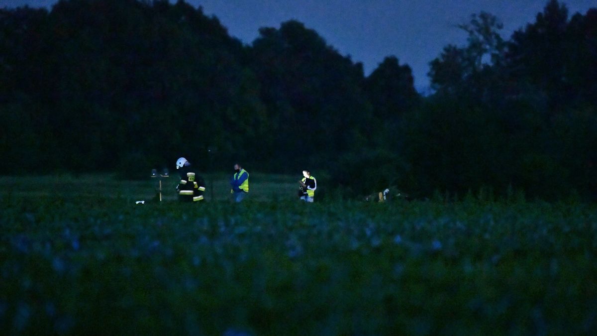 Wypadek helikoptera w Strzegomiu