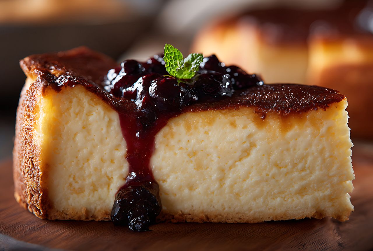 Sernik baskijski, jakiego jeszcze nie jadłeś. Z jednym dodatkiem jest jeszcze lepszy