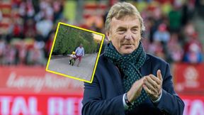 Boniek spełnia się w roli dziadka. Pokazał, czego nauczył wnuka