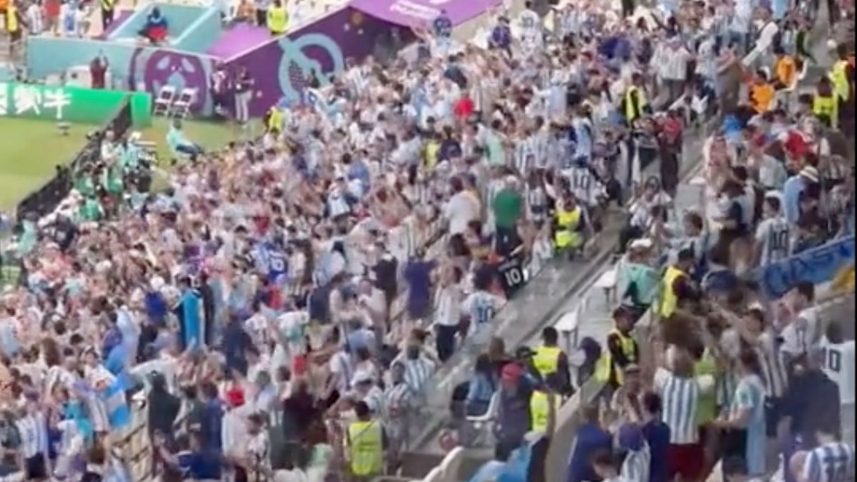 Twitter / Gary Lineker / Na zdjęciu: kibice reprezentacji Argentyny