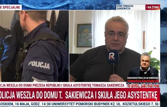 Prokuratura wszczęła śledztwo w sprawie interwencji policji u Tomasza Sakiewicza