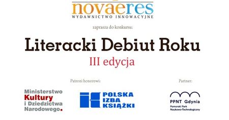 "Literacki Debiut Roku" - wręczenie nagród już w sobotę!