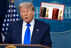 Prezydent Trump reklamuje perfumy. Złoty flakon za 249 dolarów