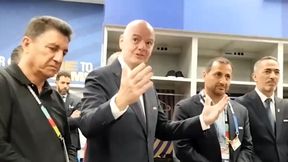 Infantino pojawił się w szatni Irańczyków. Jest nagranie