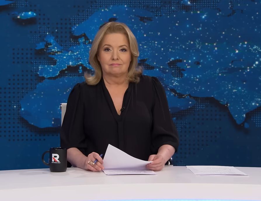 Danuta Holecka w Republice