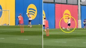 Lewandowski na treningu. Nagranie już ma tysiące polubień