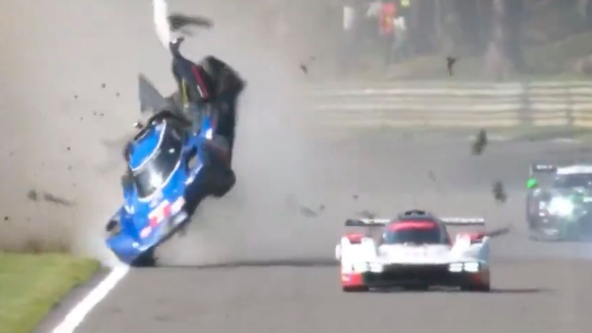 Twitter / FIA WEC / Na zdjęciu: wypadek w 6h Spa-Francorchamps