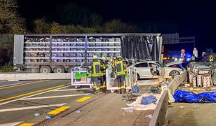Staranował 50 aut na niemieckiej autostradzie. Jest wyrok sądu