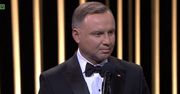Andrzej Duda przemawiał na gali. "Denerwujemy się, jak ktoś nie uważa go za Polaka"