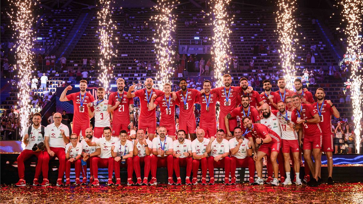 Materiały prasowe / VolleyballWorld / Na zdjęciu: reprezentacja Polski