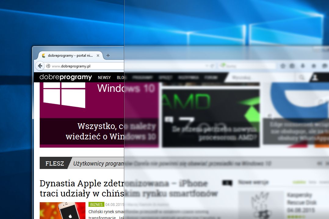Problemy z wydajnością powodem braku rozmycia tła paska zadań w Windows 10