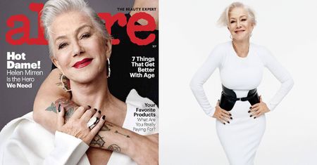 72-letnia Helen Mirren na okładce bez retuszu