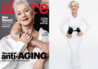 72-letnia Helen Mirren na okładce bez retuszu