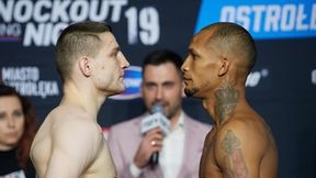Ceremonia ważenia przed Knockout Boxing Night 19 w Ostrołęce [GALERIA]