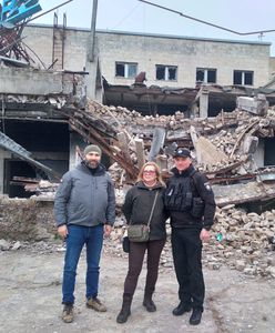 Jechali przez Chersoń na polskich tablicach. Tak zareagowali Ukraińcy