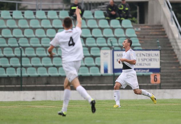 Daniel Feruga premierowego gola dla ROW-u Rybnik zdobył w meczu z GKS-em Tychy