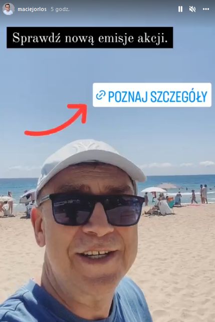 Paulina Koziejowska i Maciej Orłoś na wakacjach