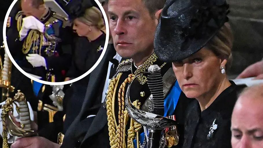 Edward był w rozsypce, ale mógł liczyć na wsparcie Sophie