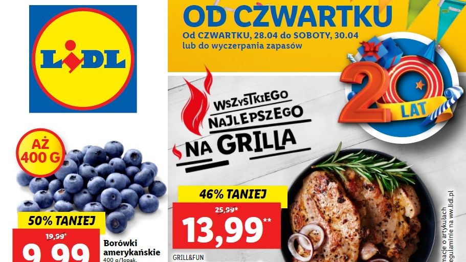 Lidl gazetka od czwartku 28 kwietnia [28.04]