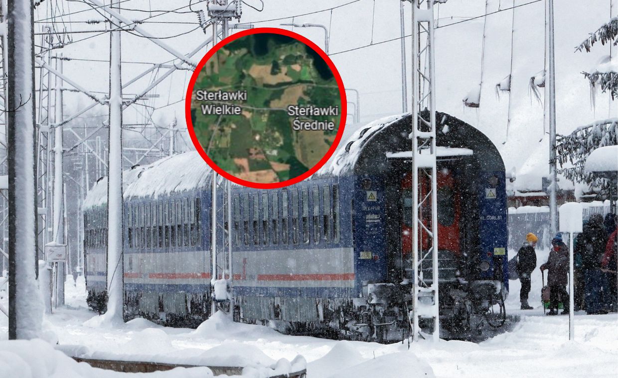 wiadomości,aktualności,WP Wiadomości Pociąg utknął w zaspię. 180 osób uwięzionych