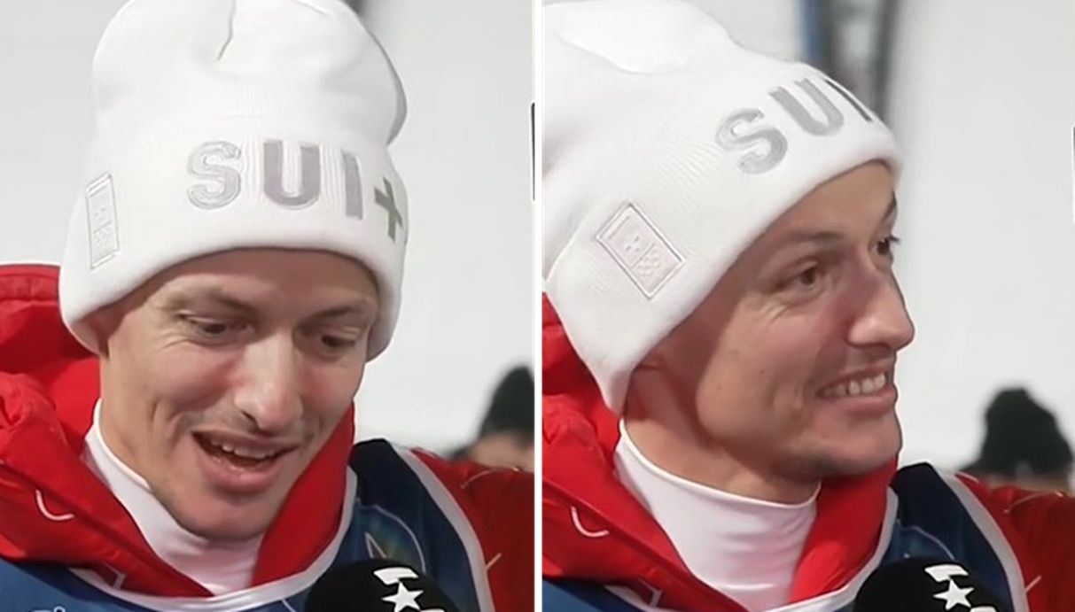 Szwajcar był tuż za Tomasiakiem. Nagle... zaczął mówić po polsku