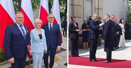 Wójt Gminy Bulkowo odznaczony przez Prezydenta Andrzeja Dudę!