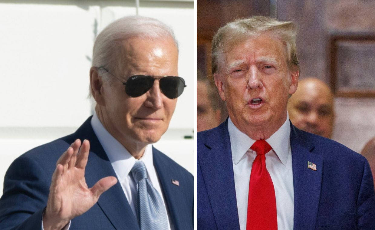 Joe Biden and Donald Trump