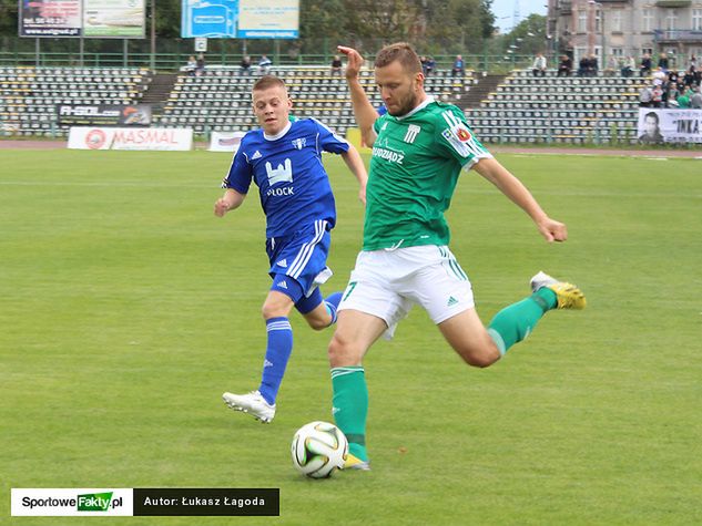 Olimpia Grudziądz zremisowali w środę 1:1 z Wisłą Płock