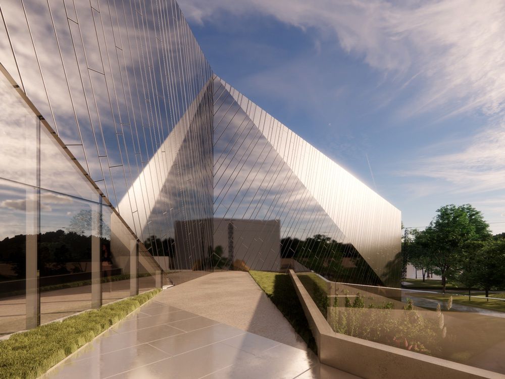 Elewacja na wizualizacji.