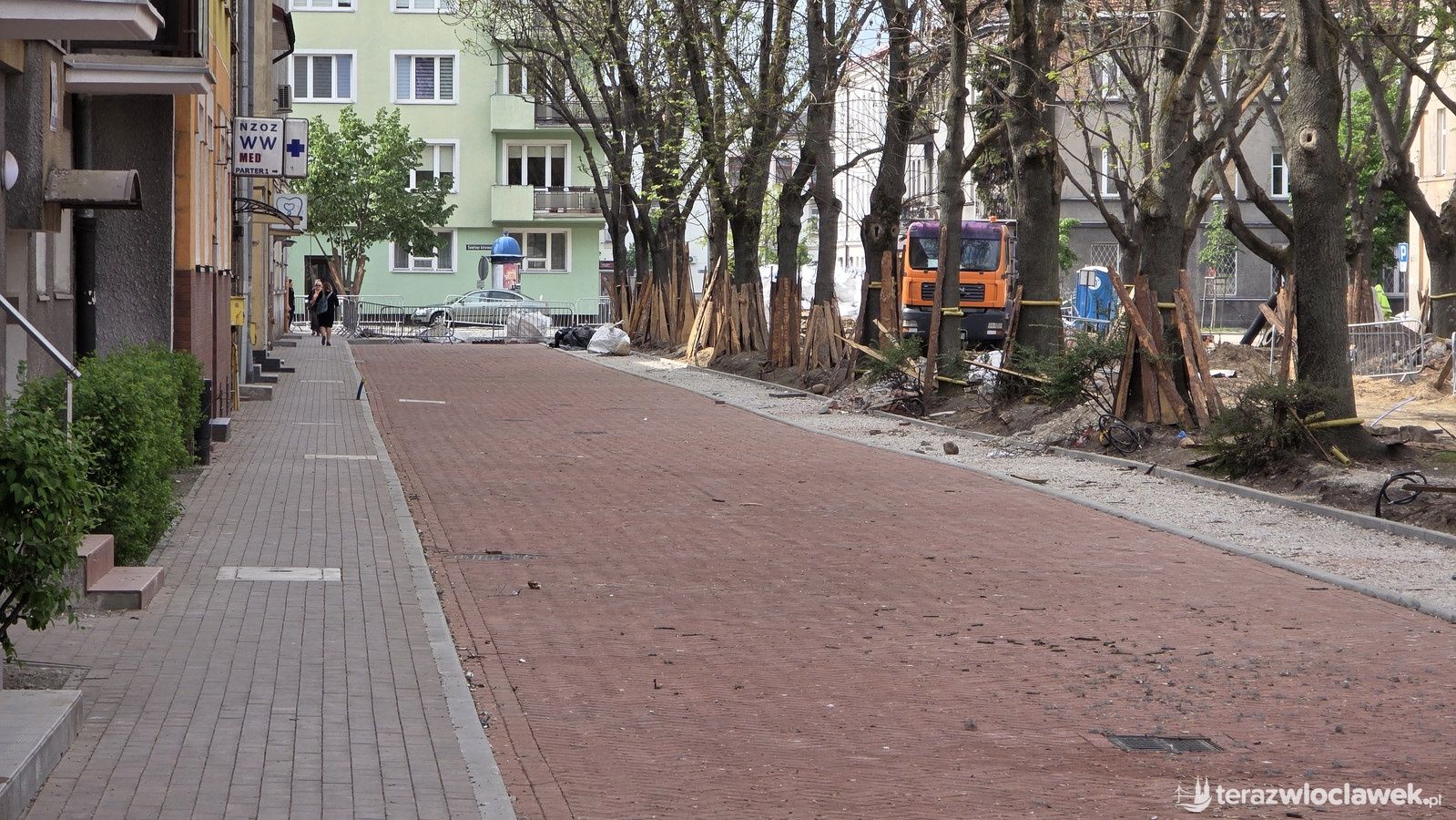 Zielone tereny Śródmieścia miasta Włocławek 07-05-2026