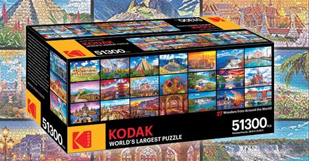Ogromne puzzle sprzedawane przez Kodaka mają ponad 50 tysięcy elementów