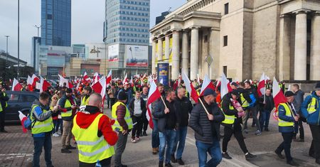 Protest rolników w Warszawie. Relacja na żywo