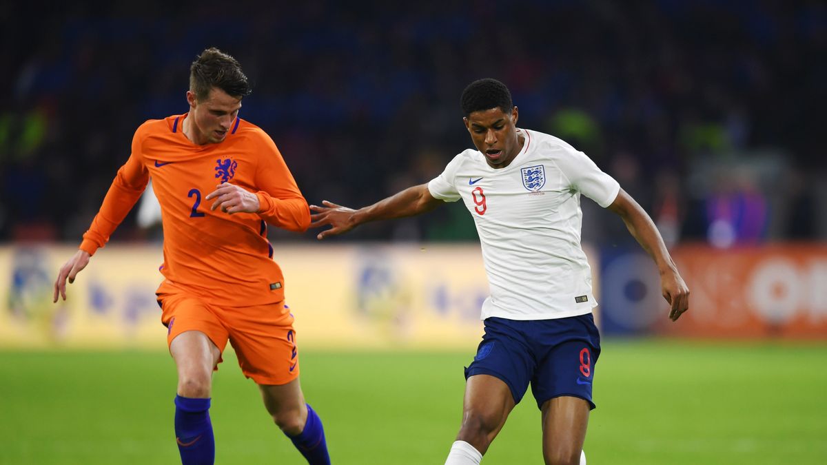 Getty Images / Shaun Botterill / Hans Hateboer (po lewej) i Marcus Rashford (po prawej)