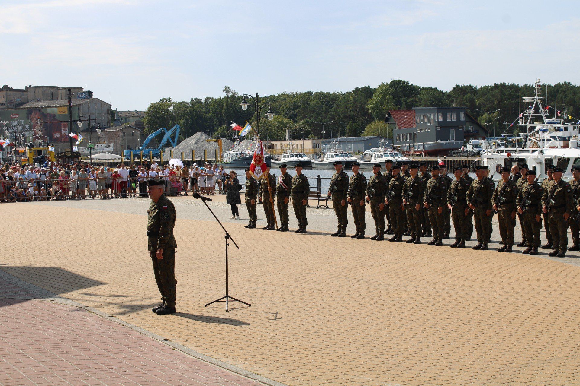 Uroczystości Święta Wojska Polskiego w Ustce.