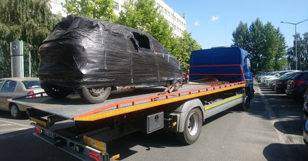 Auto niespodzianka z Poznania. Strażnicy byli zdziwieni
