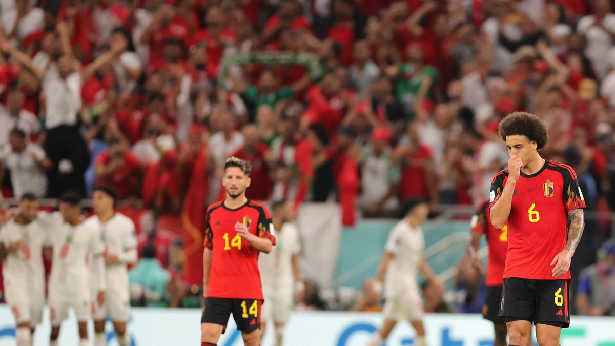 PAP / Friedemann Vogel  / Na zdjęciu: piłkarze reprezentacji Belgii