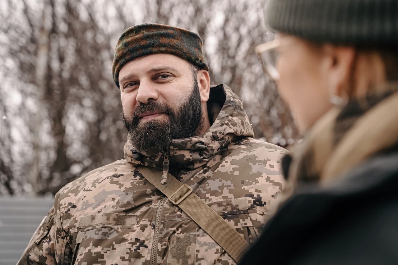 Mamuka Mamulaszwili, commander of the Georgian Legion, fighting against the Russians alongside the Ukrainian army