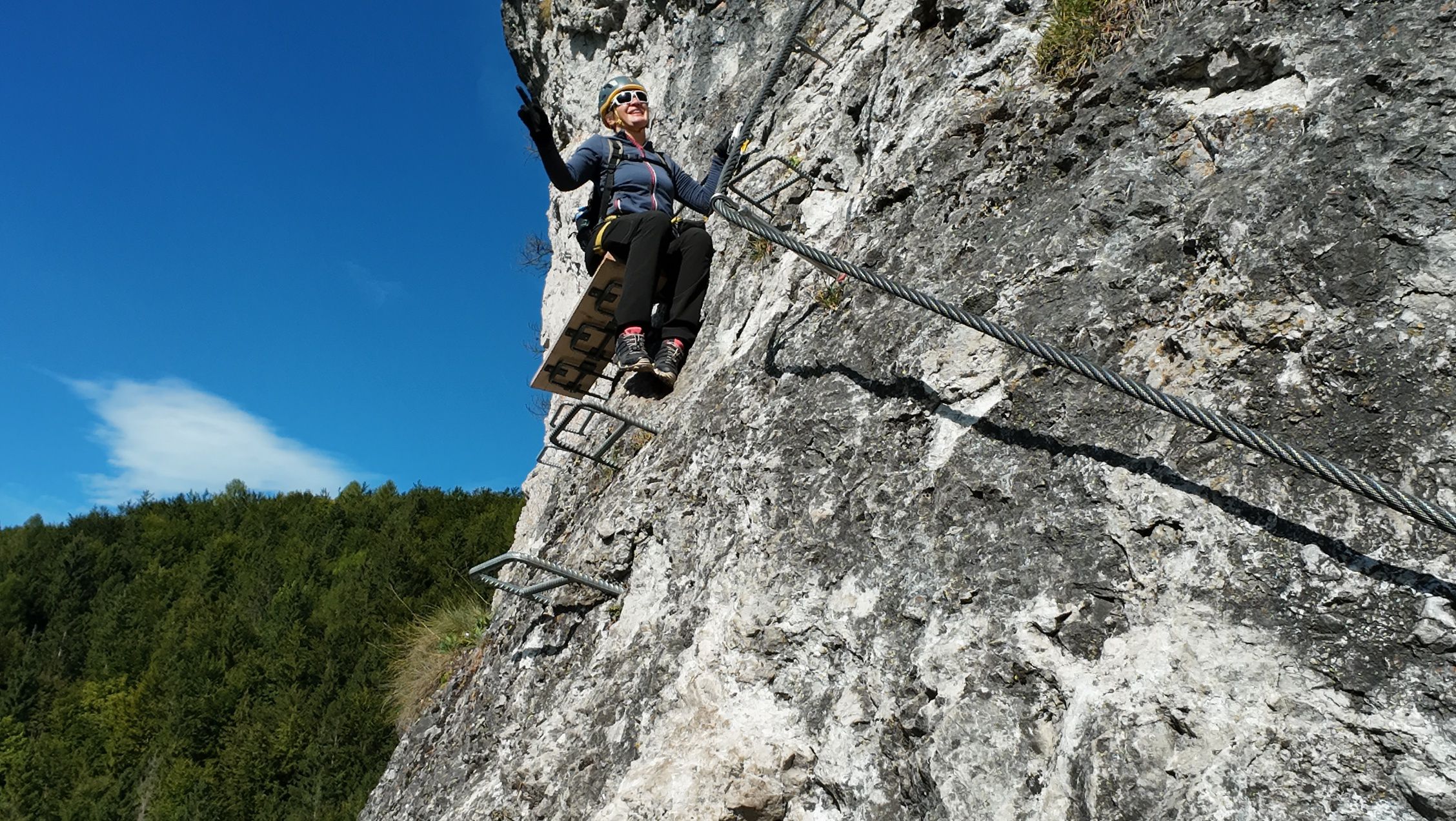 "Spacer" po via ferrata to atrakcja dla osób bez lęku wysokości