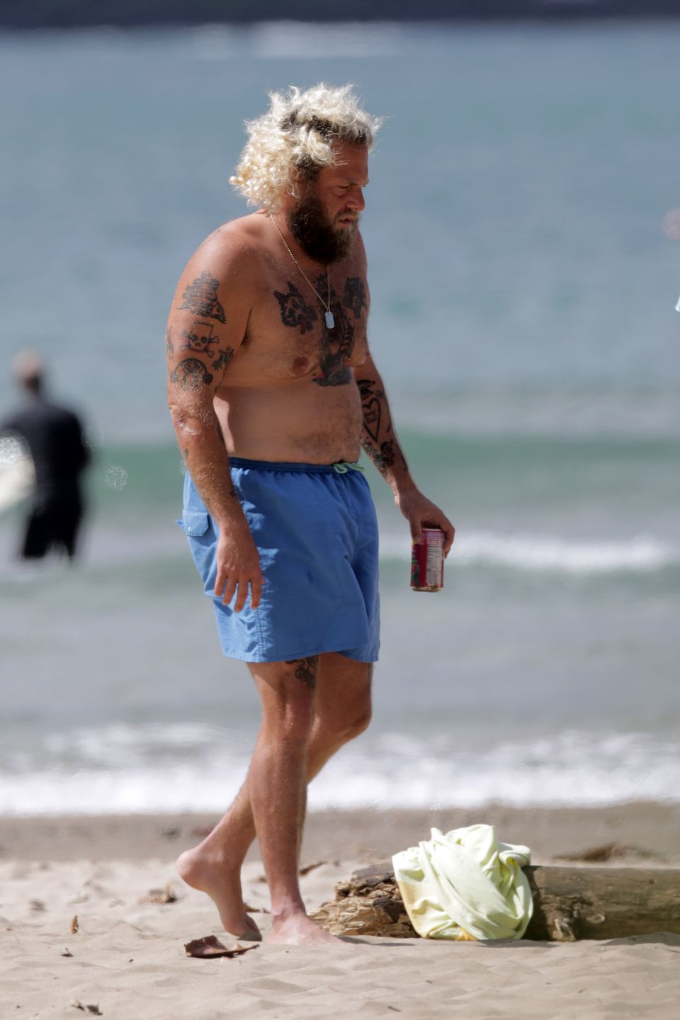 Jonah Hill na plaży