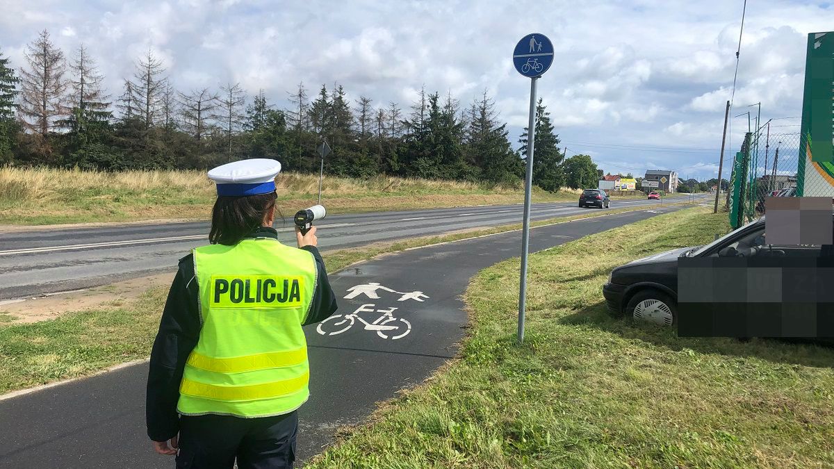 Policja, jeśli zechce, może mierzyć prędkość na ścieżkach rowerowych. Ma uprawnienia i sprzęt