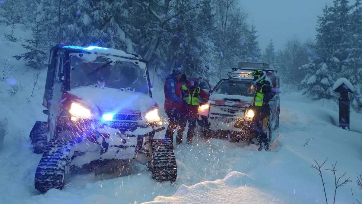 Akcja ratunkowa na Babiej Górze