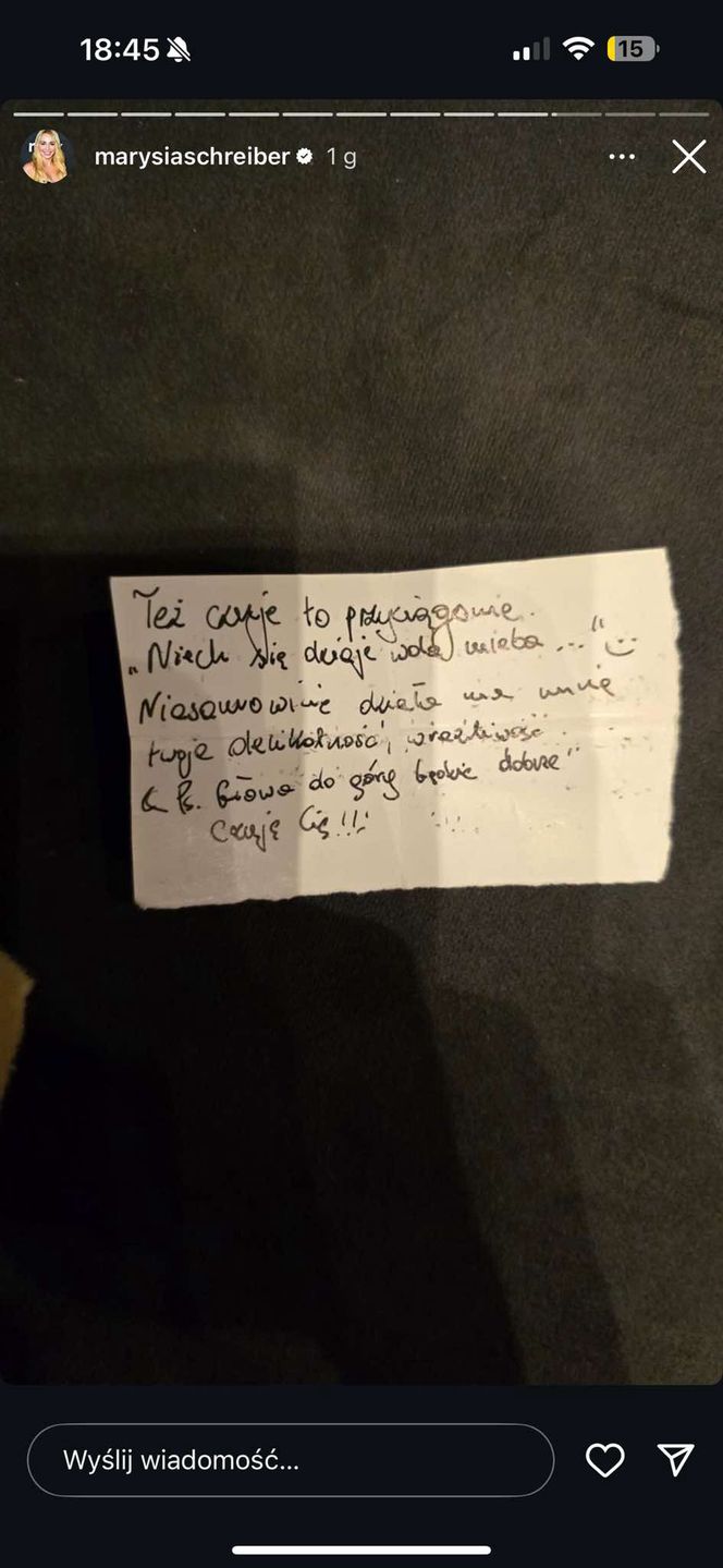 Marianna Schreiber opublikowała TAJEMNICZE LIŚCIKI