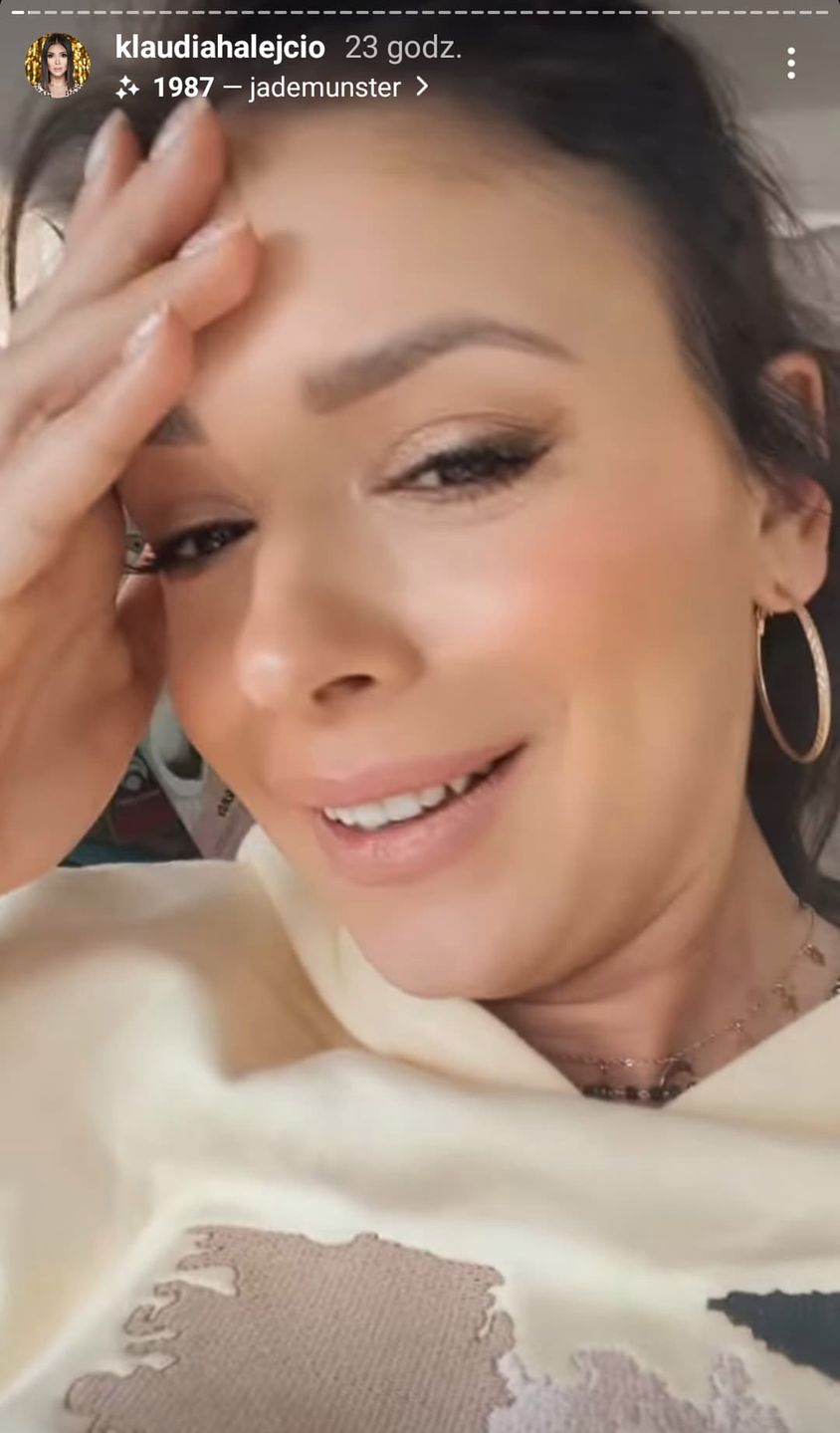 Klaudia Halejcio jest na końcówce ciąży