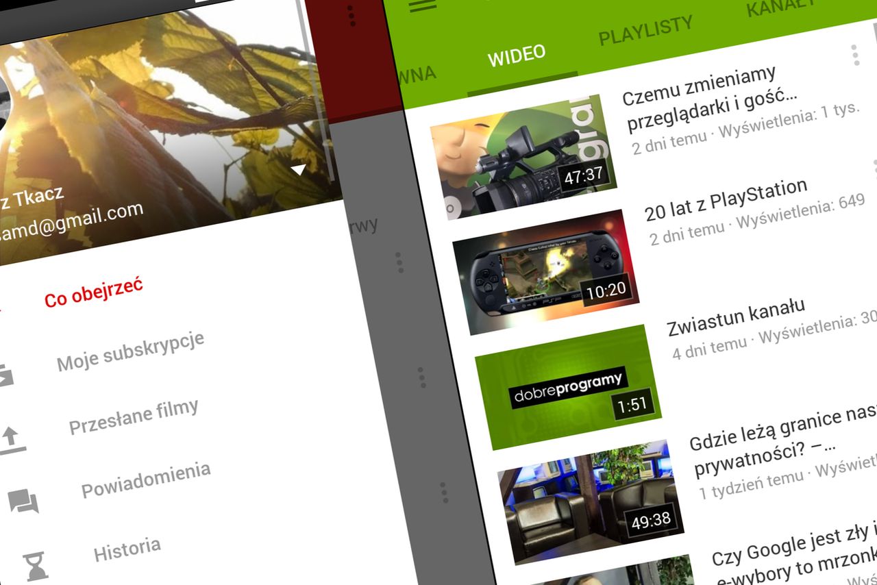 YouTube już dostępny w wersji z Material Design