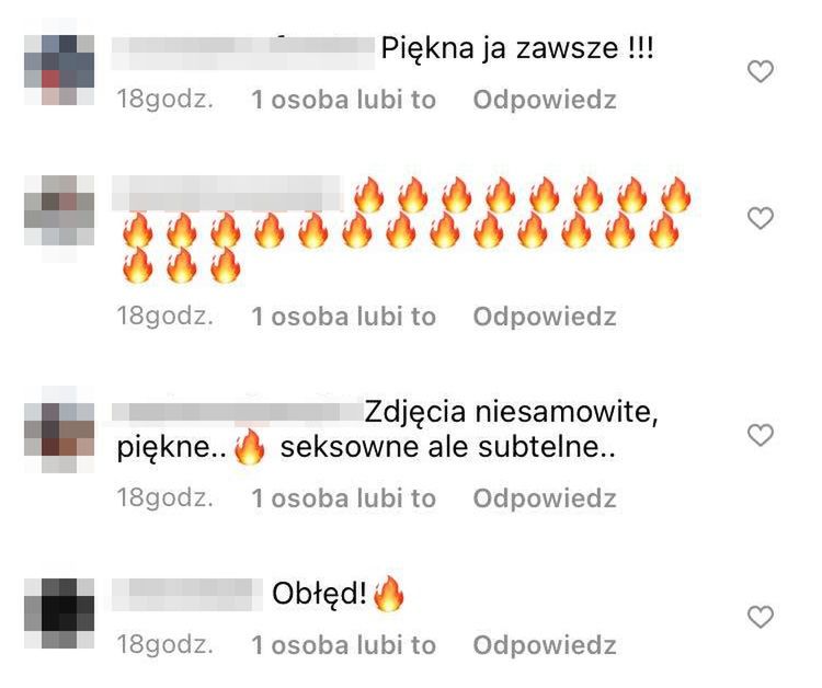 Fani komentują zdjęcia Kasi Warnke